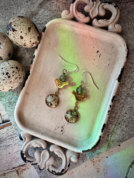 Quail Egg Earrings
