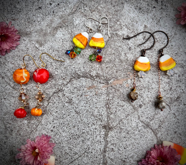Candy Corn W/ Petoskey Earrings