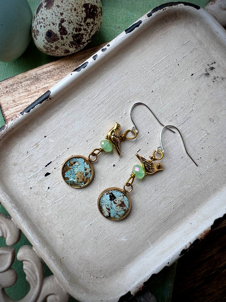Quail Egg Earrings