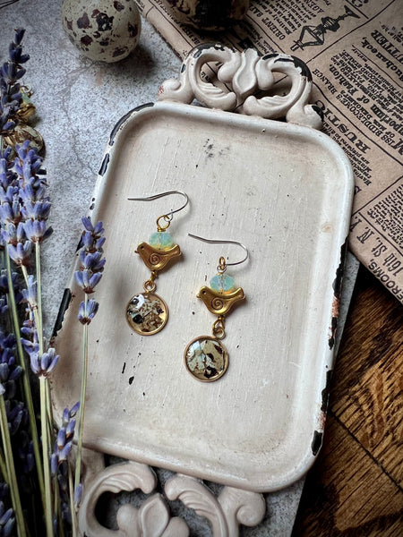 Quail Egg Earrings