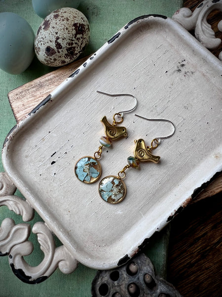 Quail Egg Earrings